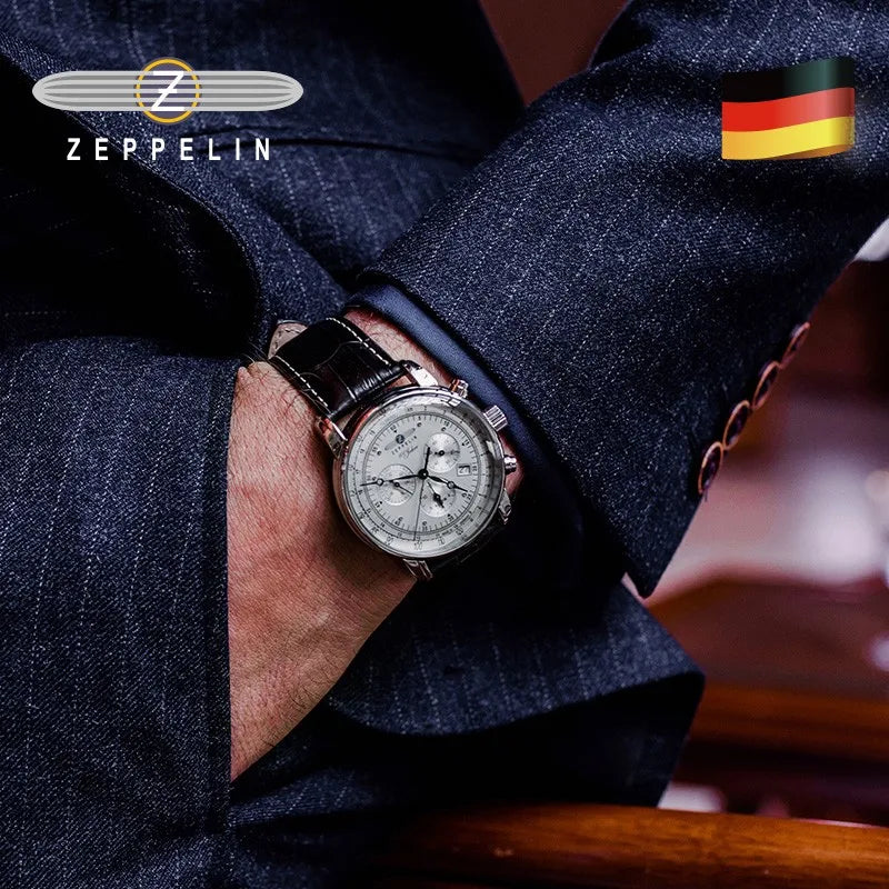 Zeppelin Quartz Horloge - Stijlvolle Chronograaf