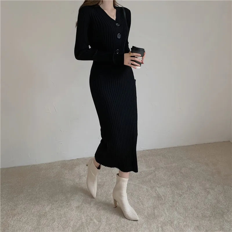 ANNA DRESS-SWEATER