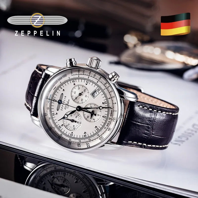 Zeppelin Quartz Horloge - Stijlvolle Chronograaf