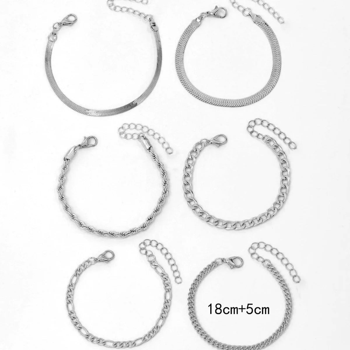 Elegante 6-delige armbanden set