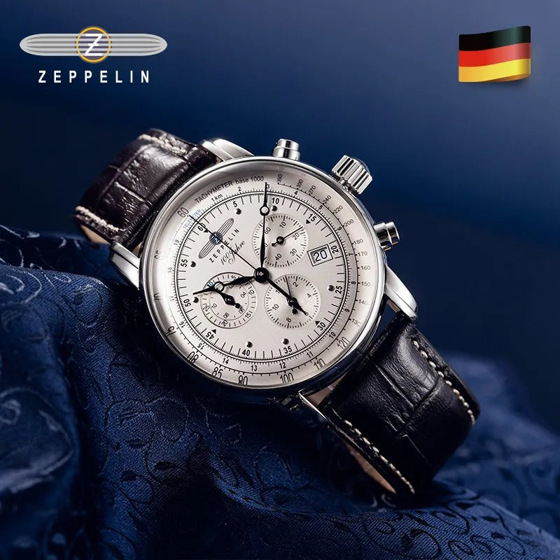 Zeppelin Quartz Horloge - Stijlvolle Chronograaf