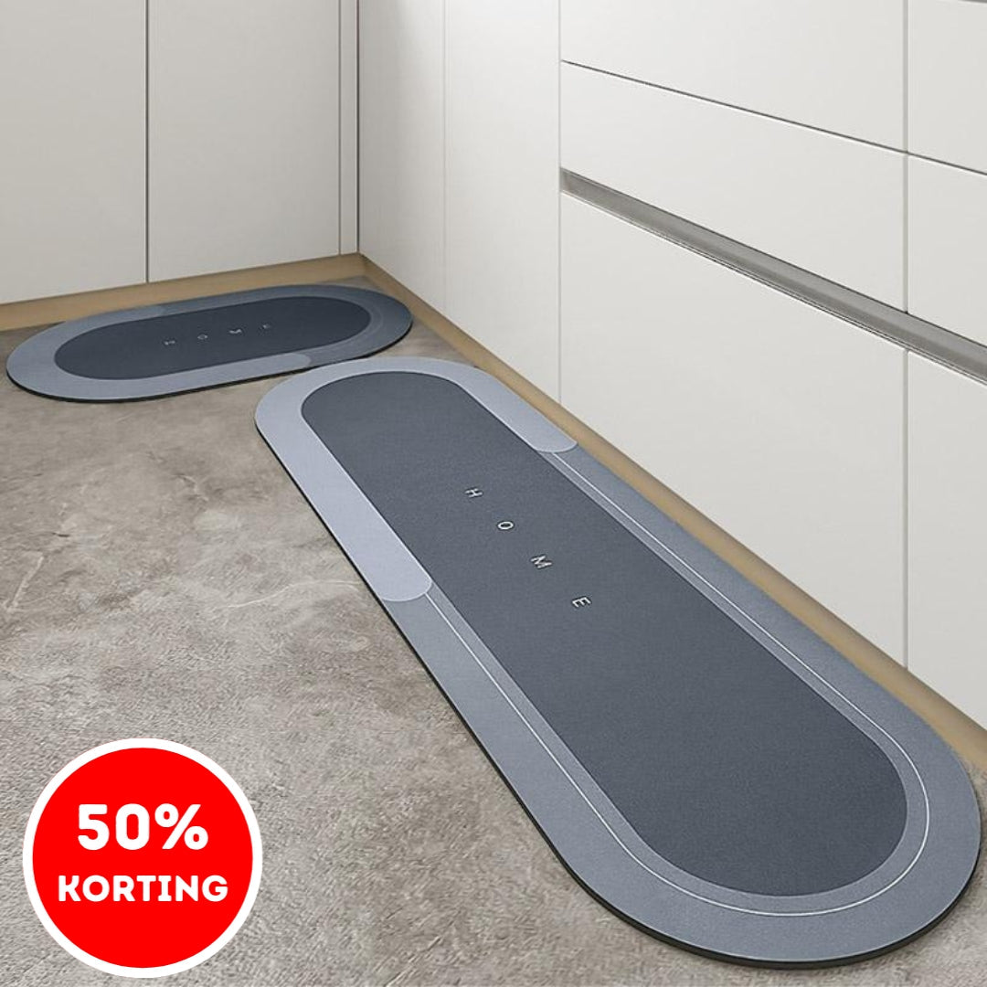 VloerGrip™ - Super absorberende vloermat met antislip