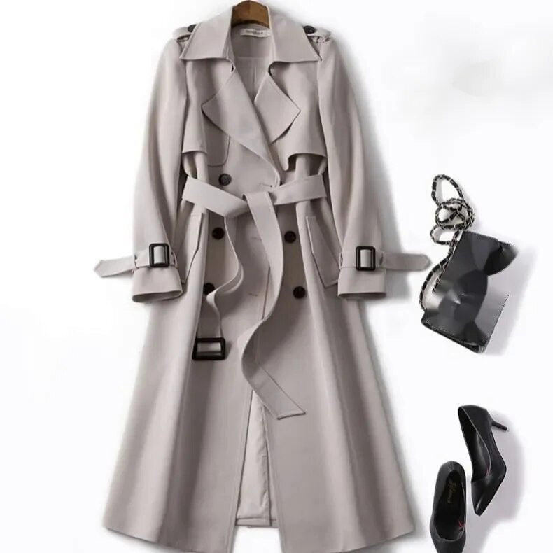 Dames Luxe Trenchcoat - De hele winter heerlijk warm!