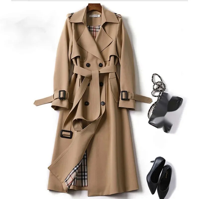 Dames Luxe Trenchcoat - De hele winter heerlijk warm!